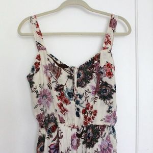 Francesca's Blue Rain Jumpsuit